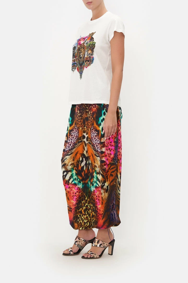 Camilla EBoutique (US) SLIM FIT ROUND NECK T-SHIRT SURREALIST XANADU