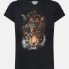 Camilla EBoutique (US) SLIM FIT ROUND NECK T-SHIRT SURREALIST XANADU
