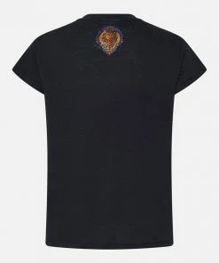Camilla EBoutique (US) SLIM FIT ROUND NECK T-SHIRT SURREALIST XANADU