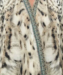 Camilla EBoutique (US) LONG CASUAL JACKET WITH POCKETS SNOW WHISPERS New To Sale