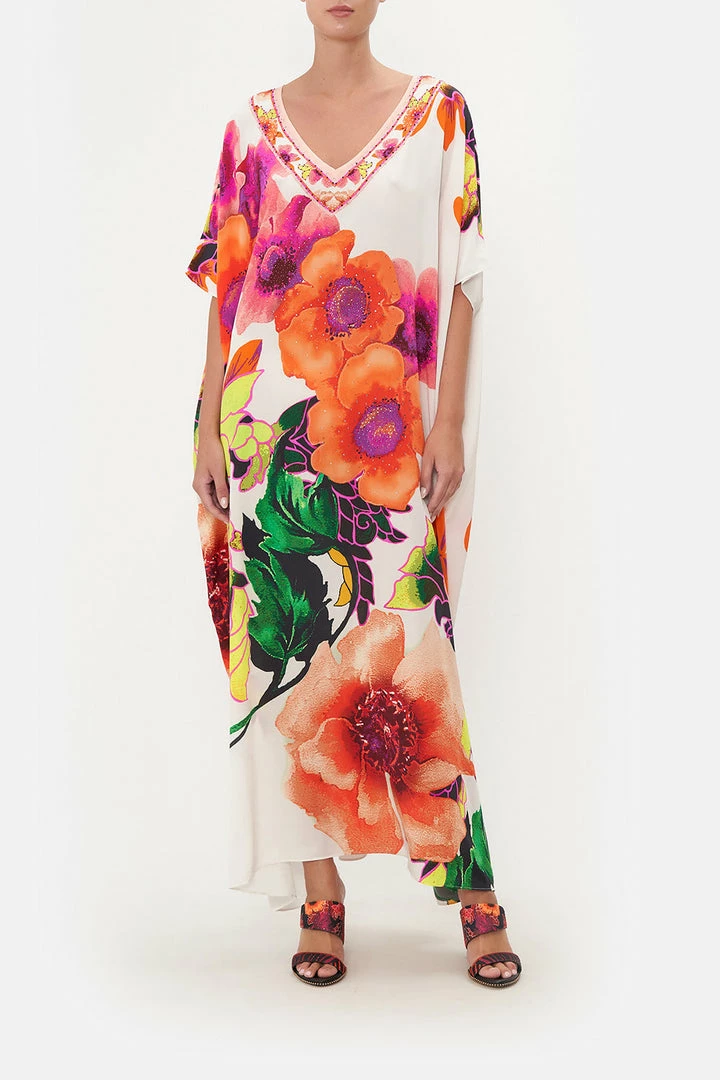 Camilla EBoutique (US) V-NECK KAFTAN PRETTY AS A POPPY