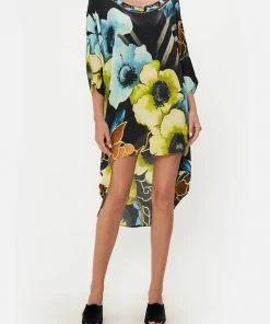 Camilla EBoutique (US) SCOOP BACK HEM DRESS POPPY DIVINE
