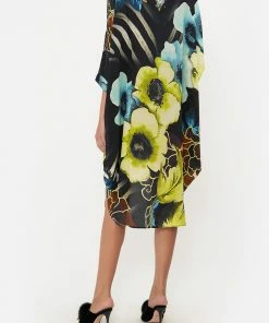 Camilla EBoutique (US) SCOOP BACK HEM DRESS POPPY DIVINE