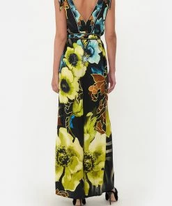 Camilla EBoutique (US) SCARF TIE JUMPSUIT POPPY DIVINE Sale Clothing