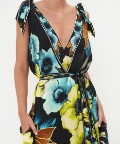 Camilla EBoutique (US) SCARF TIE JUMPSUIT POPPY DIVINE Sale Clothing