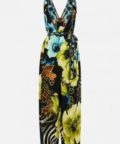 Camilla EBoutique (US) SCARF TIE JUMPSUIT POPPY DIVINE Sale Clothing