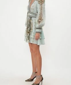 Camilla EBoutique (US) BUTTON FRONT FRILL DRESS FREE ESPIRITU Clothing