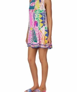 Camilla EBoutique (US) SLEEVELESS FLARED PLAYSUIT BONZA BABE Sale Clothing