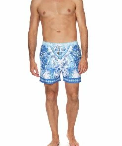 Camilla EBoutique (US) ELASTIC WAIST BOARDSHORT CALI DREAMING New To Sale