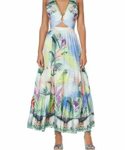 Camilla EBoutique (US) Sale Clothing V NECK CUT OUT DRESS WHATS YOUR VICE