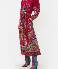 Camilla EBoutique (US) CURVED COLLAR SHIRT DRESS BOHEME BLOOMS