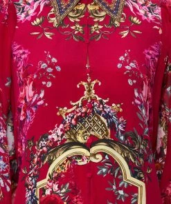 Camilla EBoutique (US) CURVED COLLAR SHIRT DRESS BOHEME BLOOMS