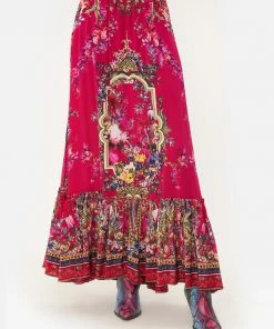 Camilla EBoutique (US) RUFFLE HEM SKIRT BOHEME BLOOMS Clothing