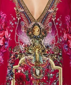 Camilla EBoutique (US) Clothing LONG RAGLAN SLEEVE FLARED KAFTAN BOHEME BLOOMS