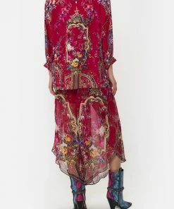 Camilla EBoutique (US) DROPPED SHOULDER BLOUSON SHIRT BOHEME BLOOMS