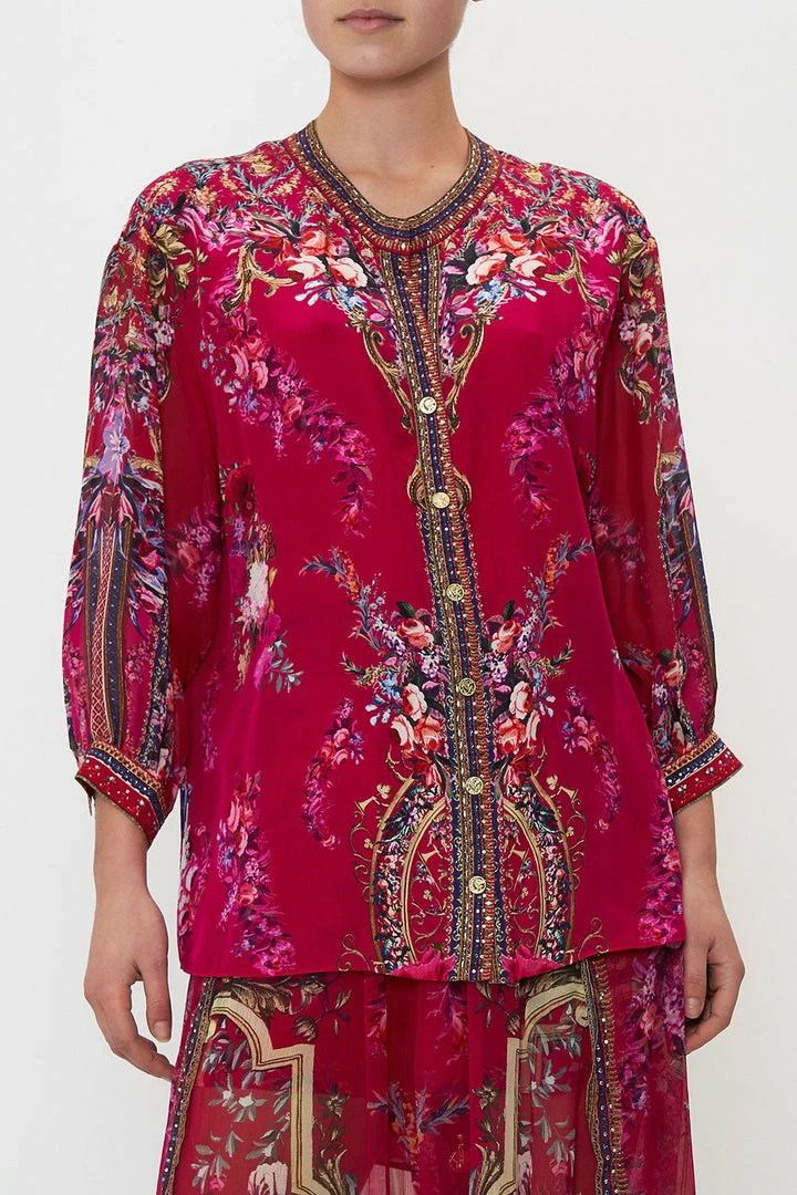 Camilla EBoutique (US) DROPPED SHOULDER BLOUSON SHIRT BOHEME BLOOMS