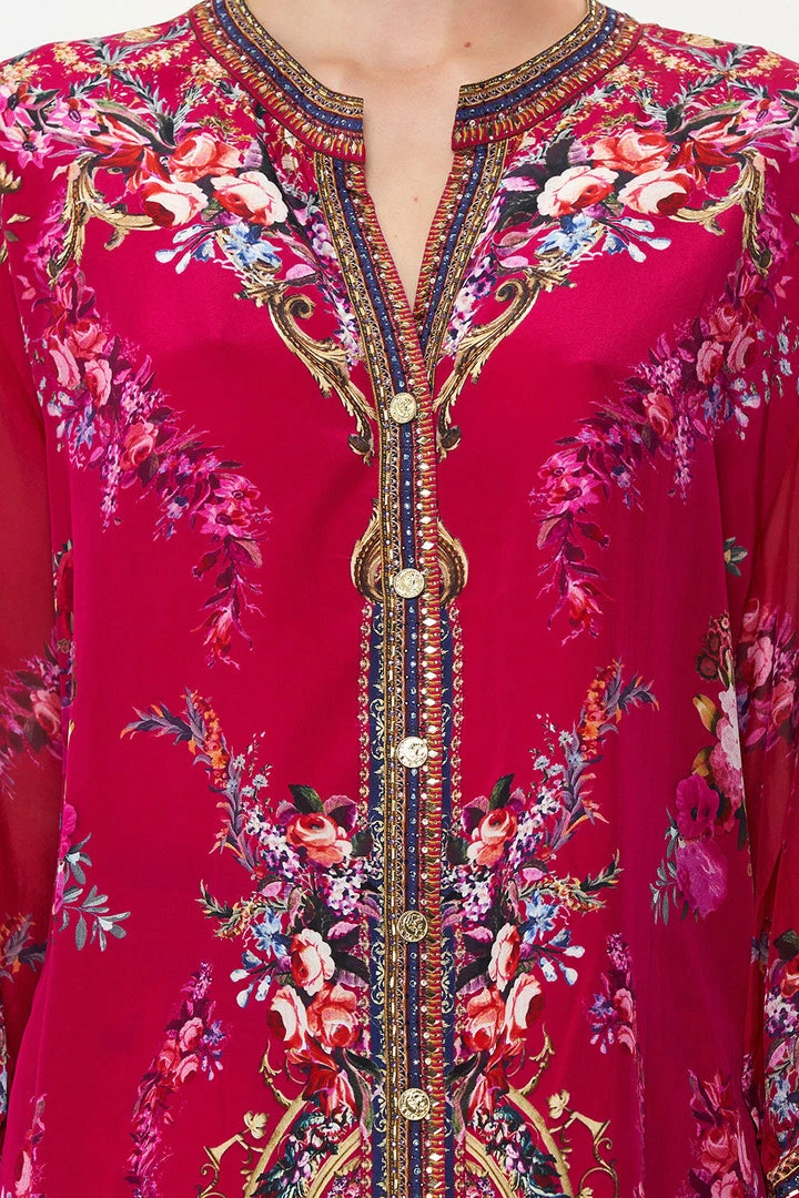 Camilla EBoutique (US) DROPPED SHOULDER BLOUSON SHIRT BOHEME BLOOMS