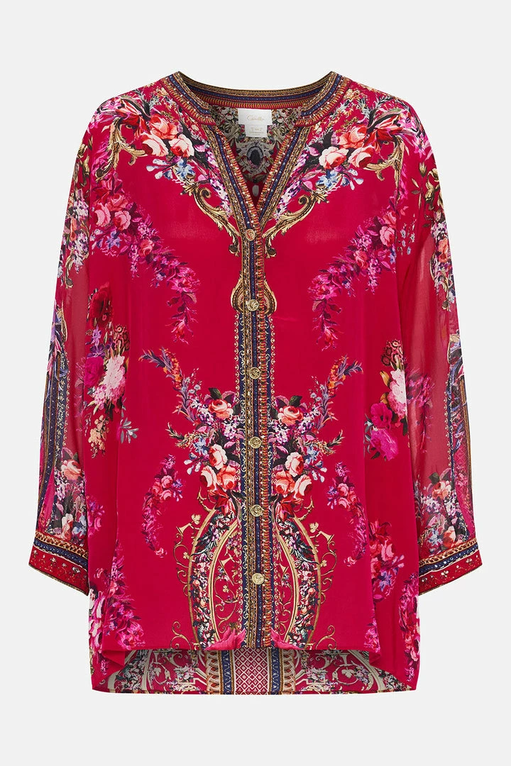 Camilla EBoutique (US) DROPPED SHOULDER BLOUSON SHIRT BOHEME BLOOMS