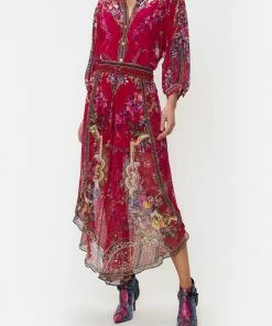 Camilla EBoutique (US) Clothing CURVED HEM PANT BOHEME BLOOMS