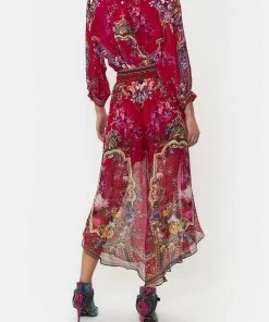 Camilla EBoutique (US) Clothing CURVED HEM PANT BOHEME BLOOMS