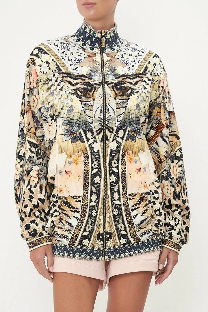 Camilla EBoutique (US) ZIP FRONT SWEAT JACKET MOTO MAIKO