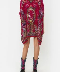 Camilla EBoutique (US) SHORT ROUND NECK KAFTAN BOHEME BLOOMS