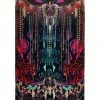 Camilla EBoutique (US) RECTANGLE TOWEL WITH FRINGE ROCKET WOMAN New To Sale