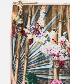 Camilla EBoutique (US) SMALL CANVAS CLUTCH PASSPORT TO PARADISE