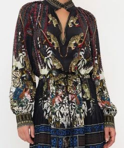 Camilla EBoutique (US) LONG SLEEVE DRESS WITH COLLAR HOLLYWOOD HEIST