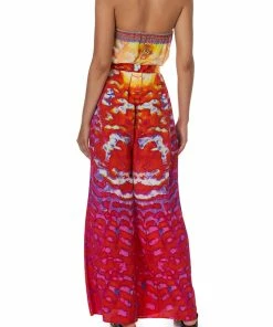 Camilla EBoutique (US) Sale Clothing TIE WAIST STRAPLESS JUMPSUIT BANSHEE BECKONS