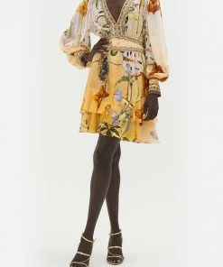 Camilla EBoutique (US) BUTTON FRONT FRILL DRESS ORIGINAL SIN Clothing