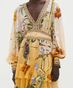 Camilla EBoutique (US) BUTTON FRONT FRILL DRESS ORIGINAL SIN Clothing