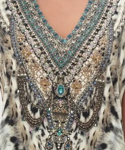 Camilla EBoutique (US) Sale Activewear & Loungewear V-NECK TEE SNOW WHISPERS LOUNGE