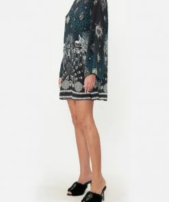 Camilla EBoutique (US) LONG SLEEVE SWING DRESS ANIMAL ANARCHY
