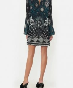 Camilla EBoutique (US) LONG SLEEVE SWING DRESS ANIMAL ANARCHY