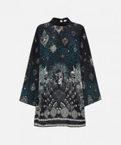 Camilla EBoutique (US) LONG SLEEVE SWING DRESS ANIMAL ANARCHY