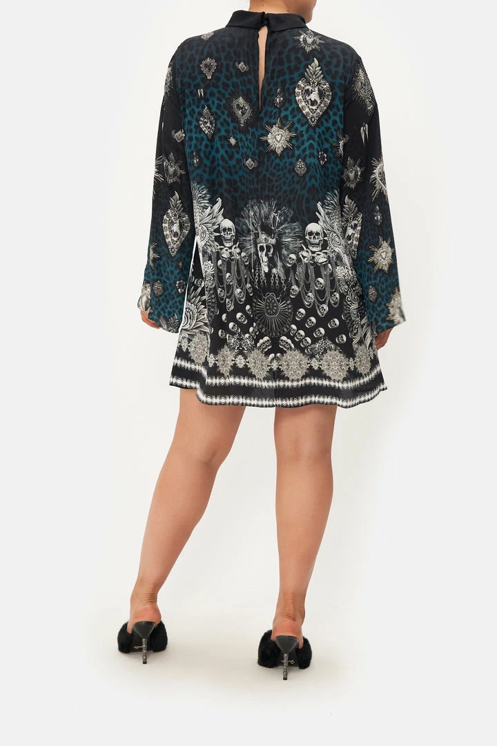 Camilla EBoutique (US) LONG SLEEVE SWING DRESS ANIMAL ANARCHY