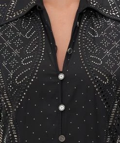 Camilla EBoutique (US) Clothing CURVED COLLAR SHIRT DRESS LUXE ESPIRITU