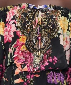 Camilla EBoutique (US) DROP SHOULDER SPLIT DRESS LIBERTINE LADY Clothing