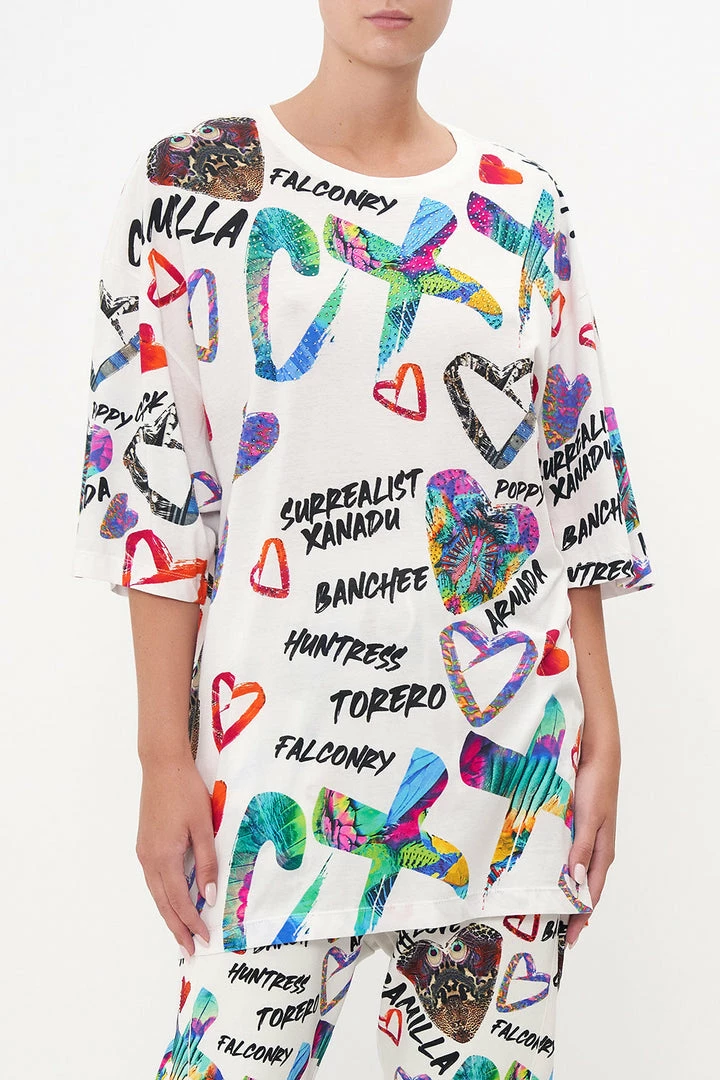 Camilla EBoutique (US) SUPER OVERSIZED TEE SHES A WRITE OFF