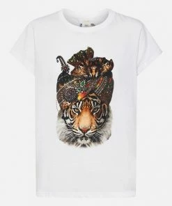 Camilla EBoutique (US) Clothing SLIM FIT ROUND NECK T-SHIRT SURREALIST XANADU