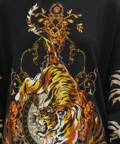 Camilla EBoutique (US) SWEATSHIRT BUTTON DRESS THE QUEENS KING Clothing