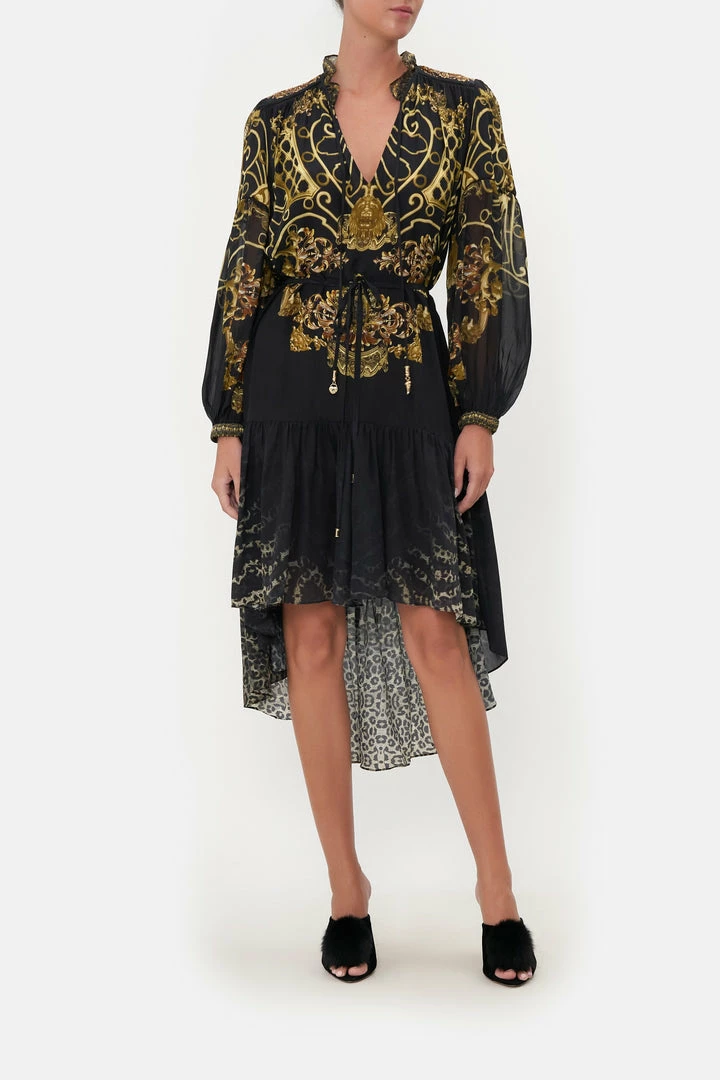 Camilla EBoutique (US) Sale Clothing BLOUSON HIGH LOW DRESS SHADOWS OF ARMADA