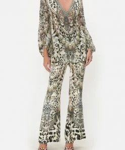 Camilla EBoutique (US) Sale Clothing PANEL SLEEVE BLOUSE SNOW WHISPERS