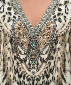 Camilla EBoutique (US) Sale Clothing PANEL SLEEVE BLOUSE SNOW WHISPERS