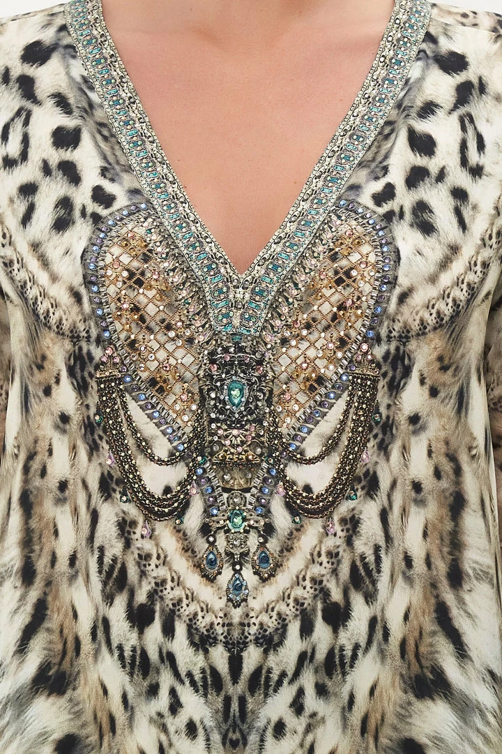 Camilla EBoutique (US) Sale Clothing PANEL SLEEVE BLOUSE SNOW WHISPERS