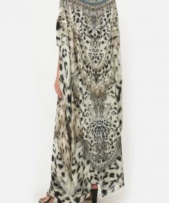 Camilla EBoutique (US) ROUND NECK KAFTAN SNOW WHISPERS