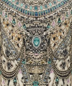 Camilla EBoutique (US) ROUND NECK KAFTAN SNOW WHISPERS