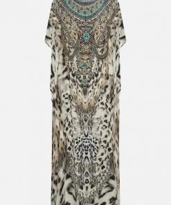 Camilla EBoutique (US) ROUND NECK KAFTAN SNOW WHISPERS