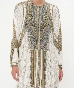 Camilla EBoutique (US) SHIRT WITH SIDE BUTTONS LUXE ESPIRITU Clothing